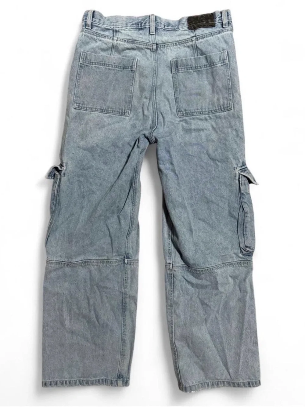 Urban Outfitters BDG Light Wash Baggy Cargo Jeans - Relaxed Fit